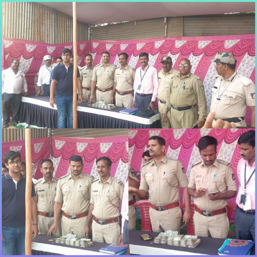 ಸಂಕೇಶ್ವರ ದಾಖಲೆ ಇಲ್ಲದ ೧೧.೪೯೦೦/- ರೂಪಾಯಿ ಜಪ್ತಿ!!