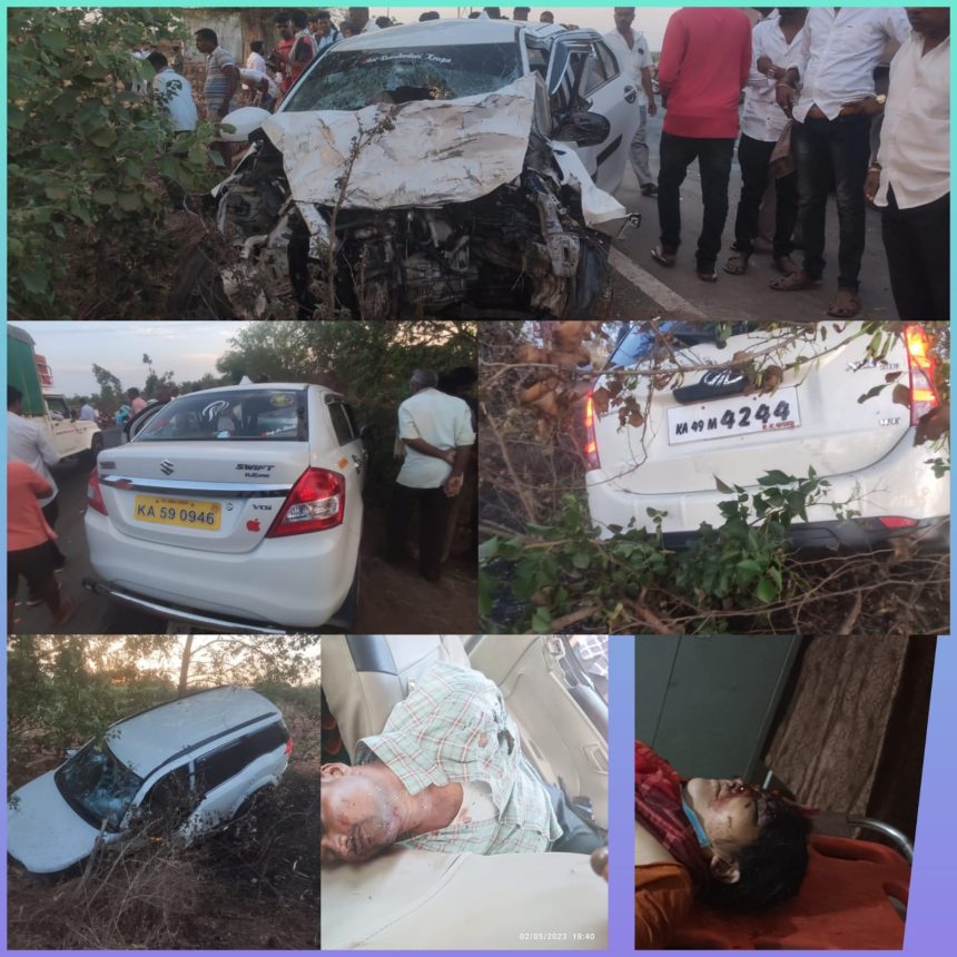 ಹುಕ್ಕೇರಿ ಸಮೀಪ ಬಸ್ ಒರಟೇಕ್ ಮಾಡಲು ಹೋಗಿ ಭಾರಿ ಅಪಘಾತ,ಇಬ್ಬರು ಸ್ಥಳದಲ್ಲಿಯೆ ಧಾರುಣ ಸಾವು.!